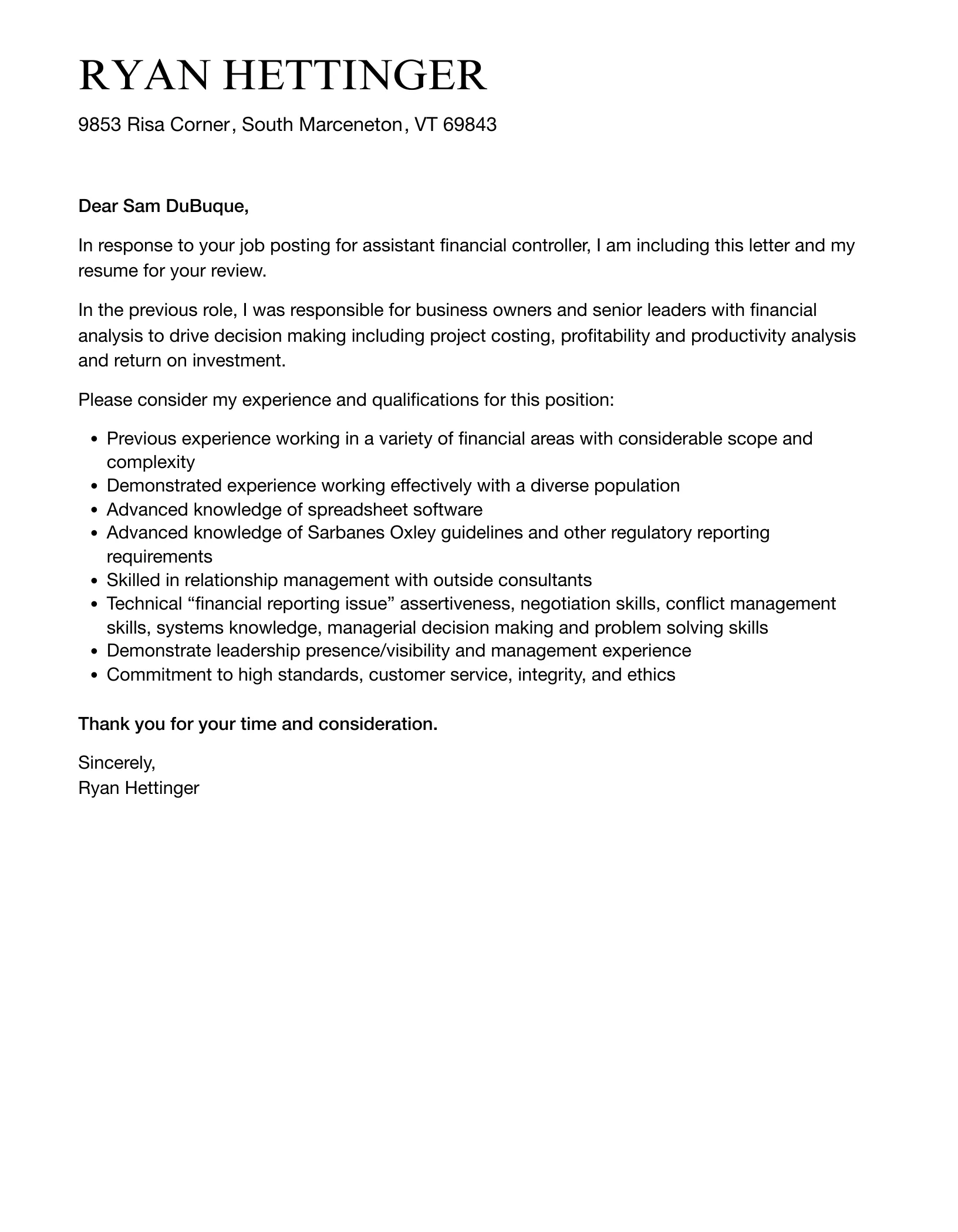 36392 financial controller cover letter formatting