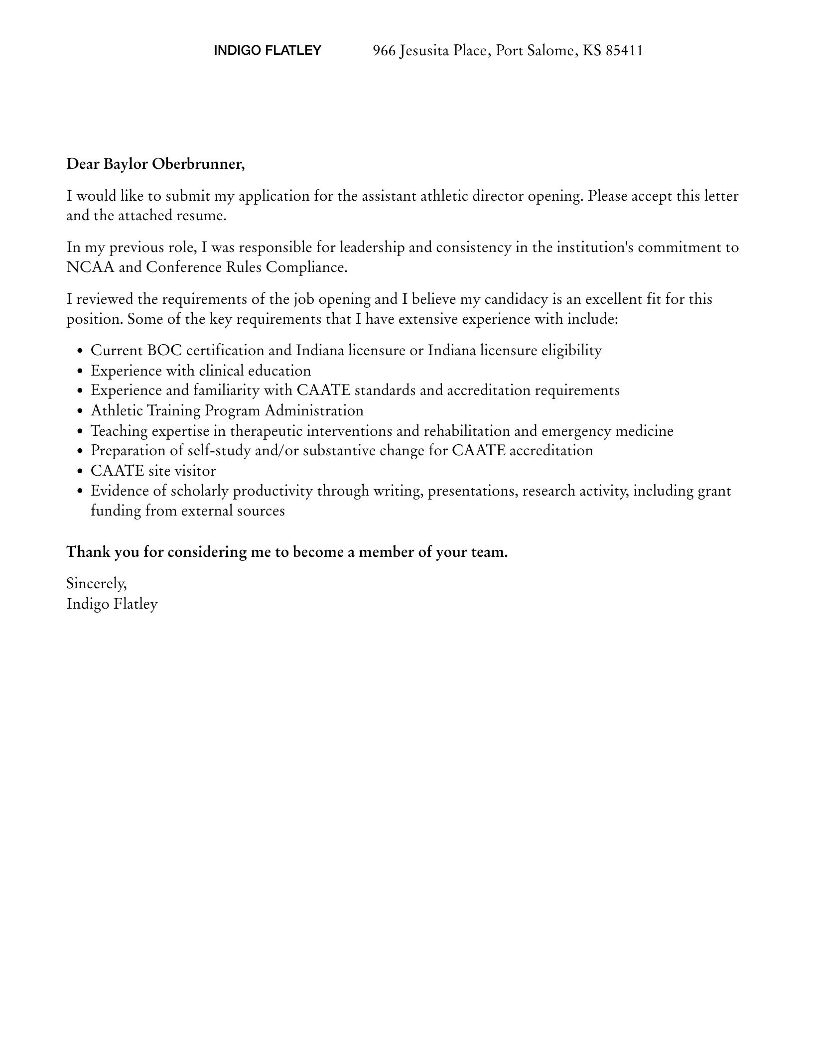 36403 customized cover letter