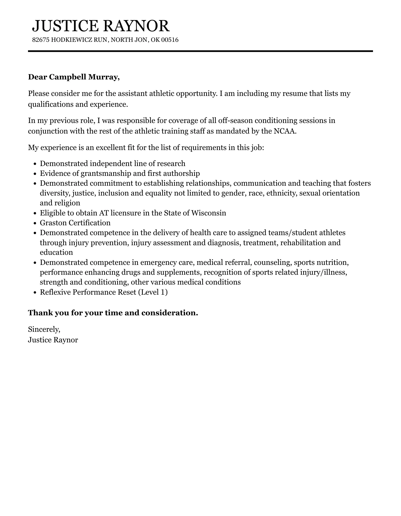 36403 proofreading cover letter