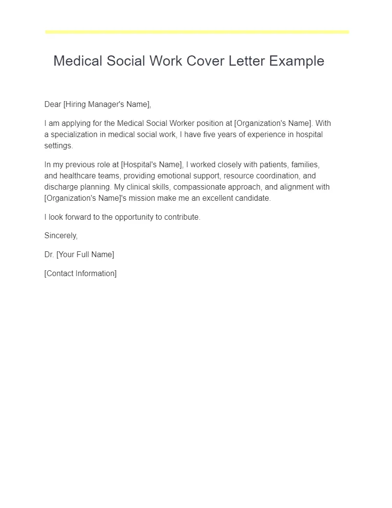 36422 social work cover letter