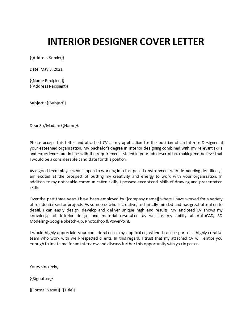 36430 interior design cover letter 1