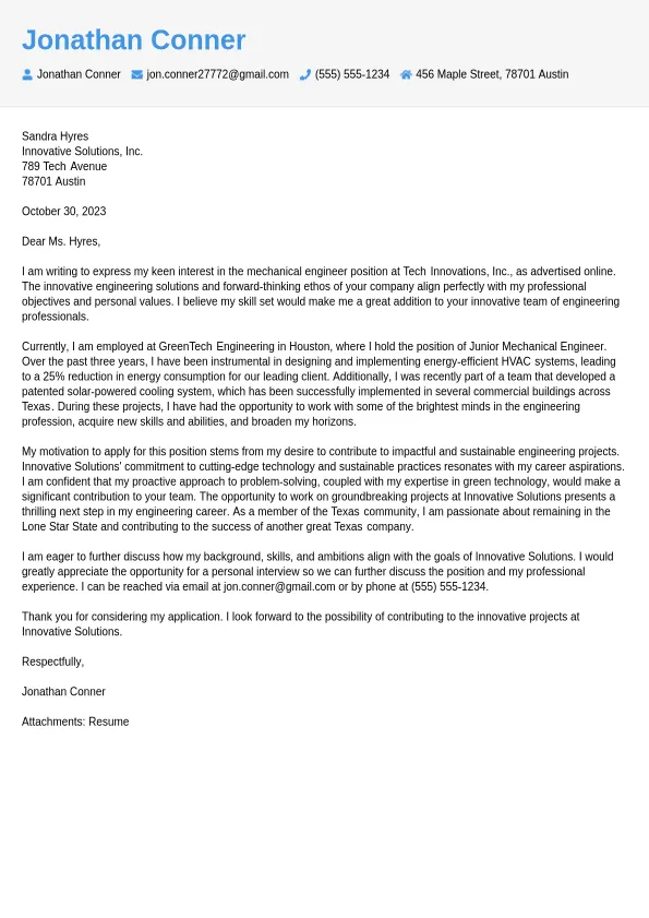 36434 engineer cover letter civil