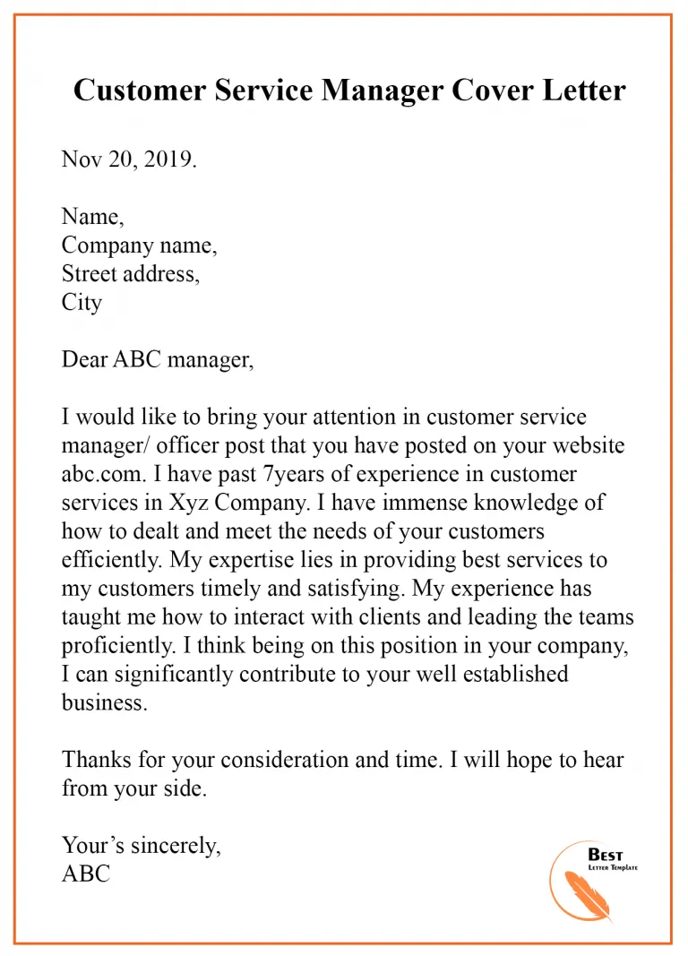 36436 cover letter manager 5