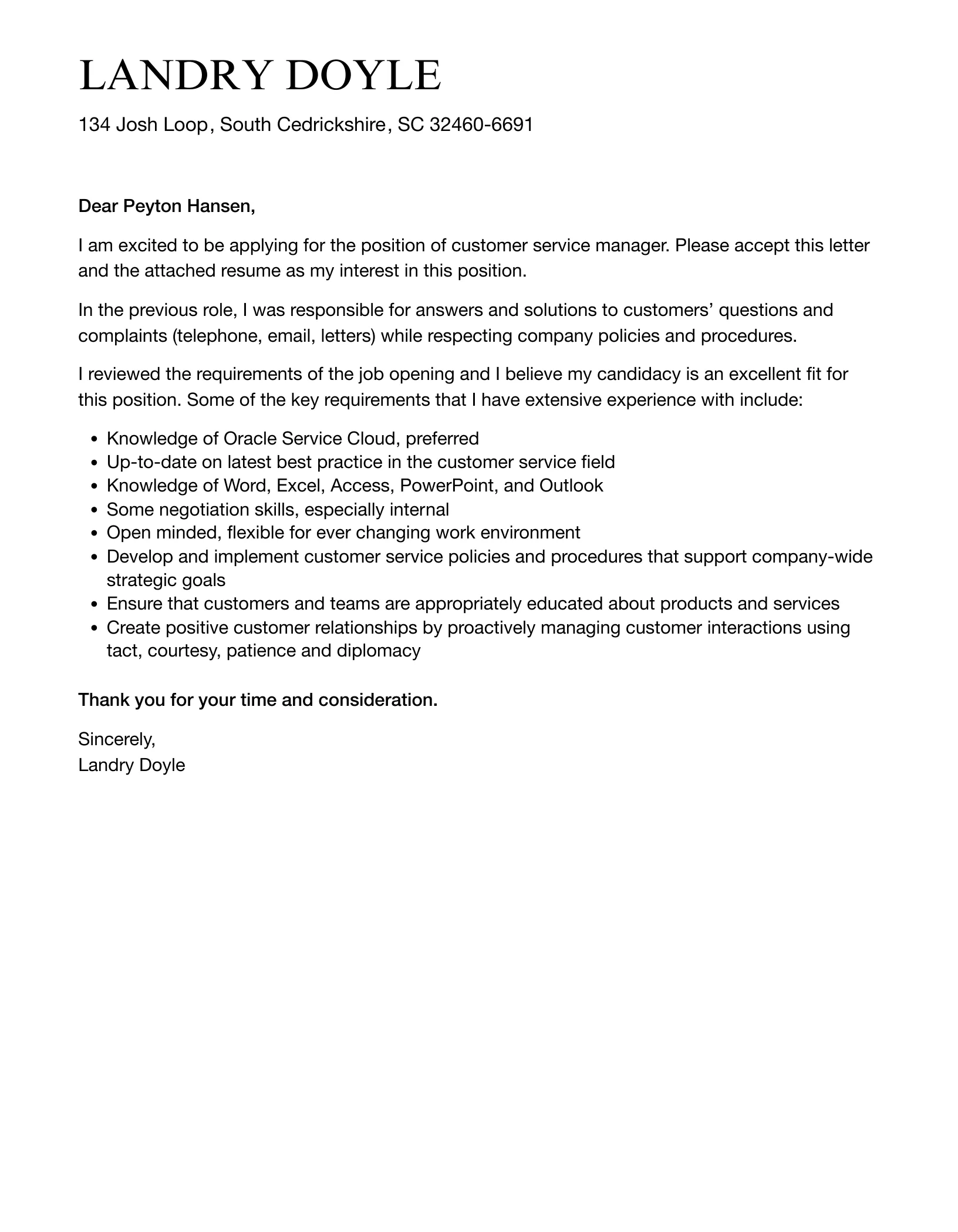 36436 cover letter manager 6