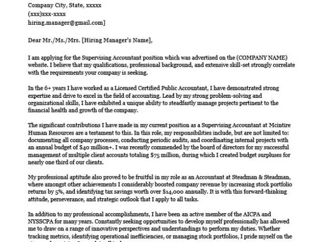 36440 cpa cover letter common mistakes