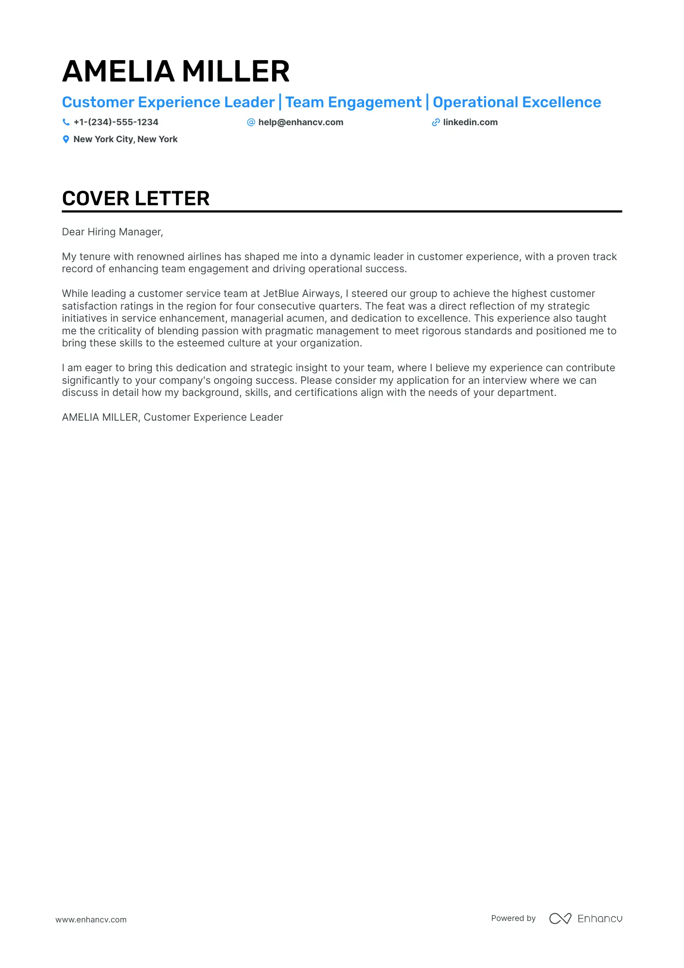 36463 formatting cover letter