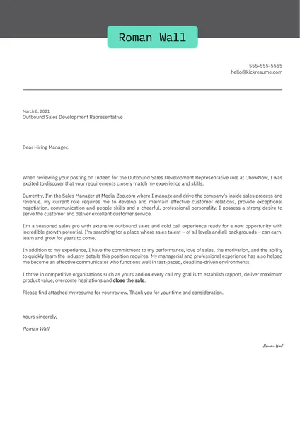 36465 cold contact cover letter formatting