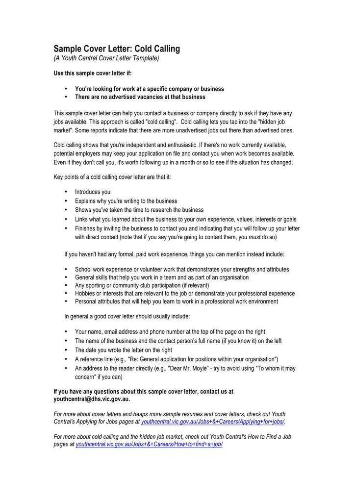 36465 cold contact cover letter skills