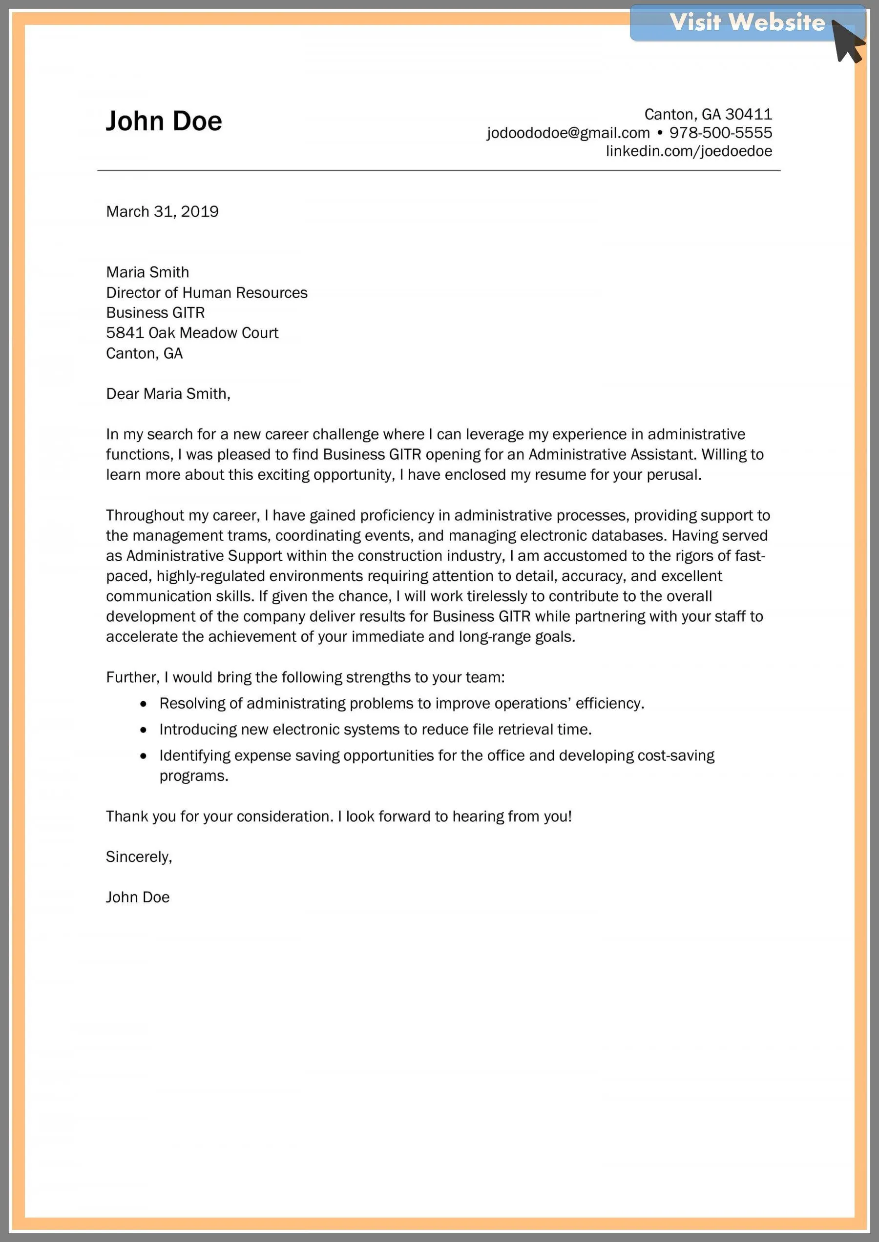 36480 strong opening cover letter