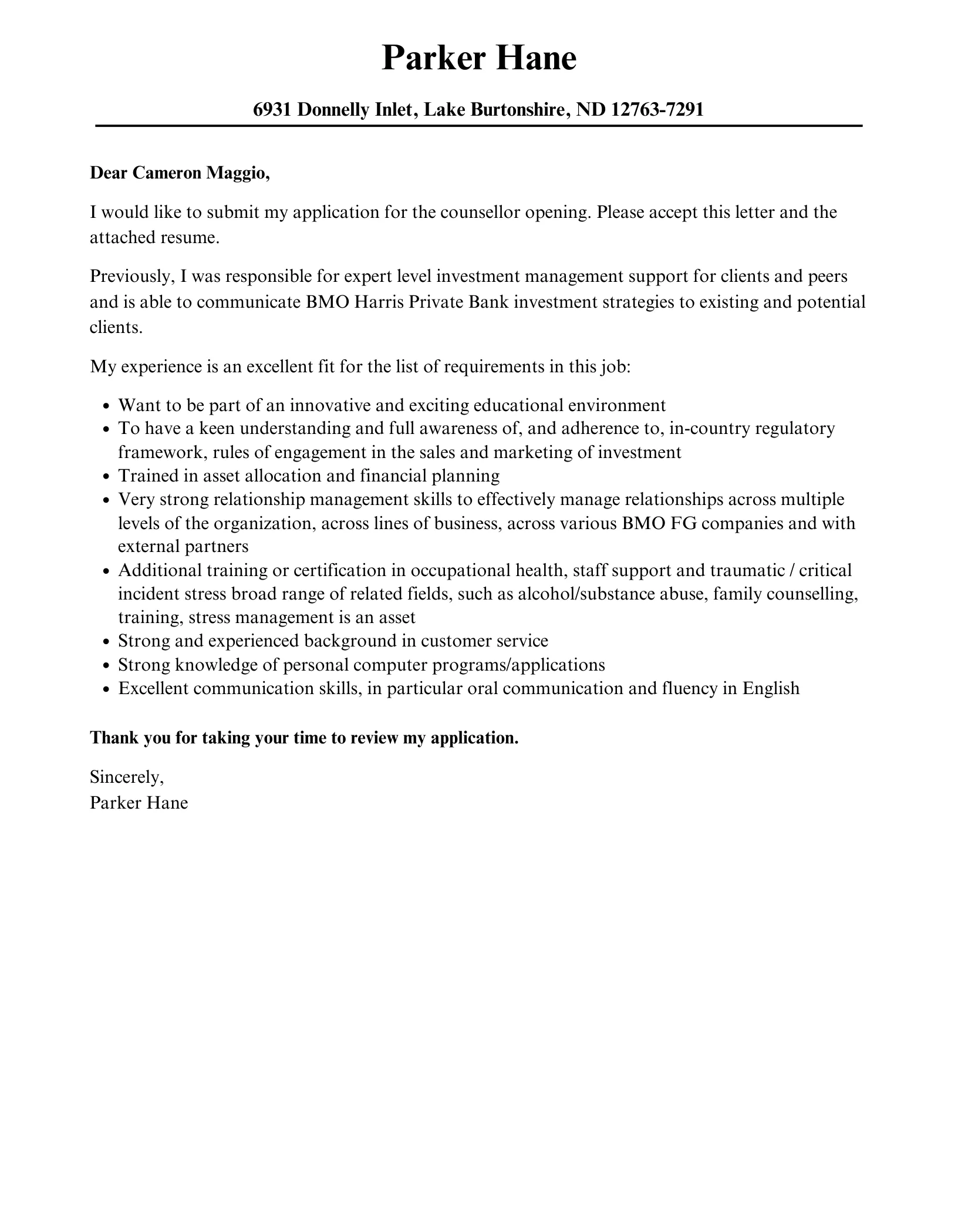 36482 cover letter formatting