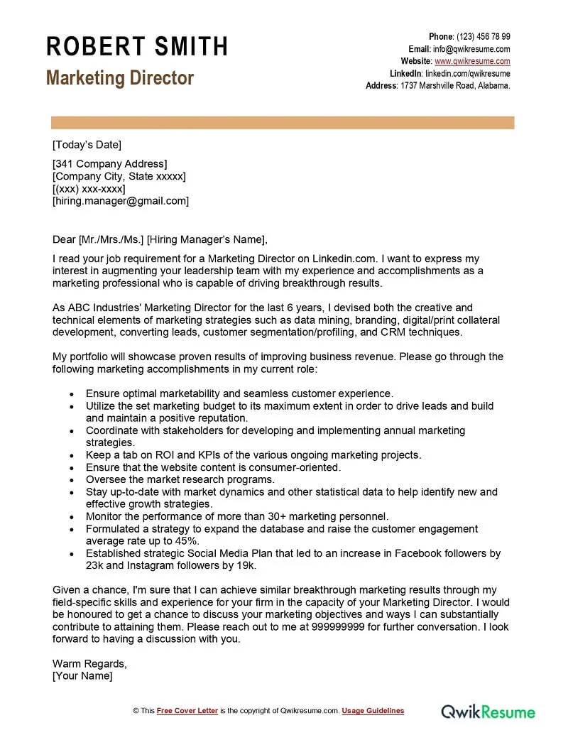 36486 leadership cover letter achievements