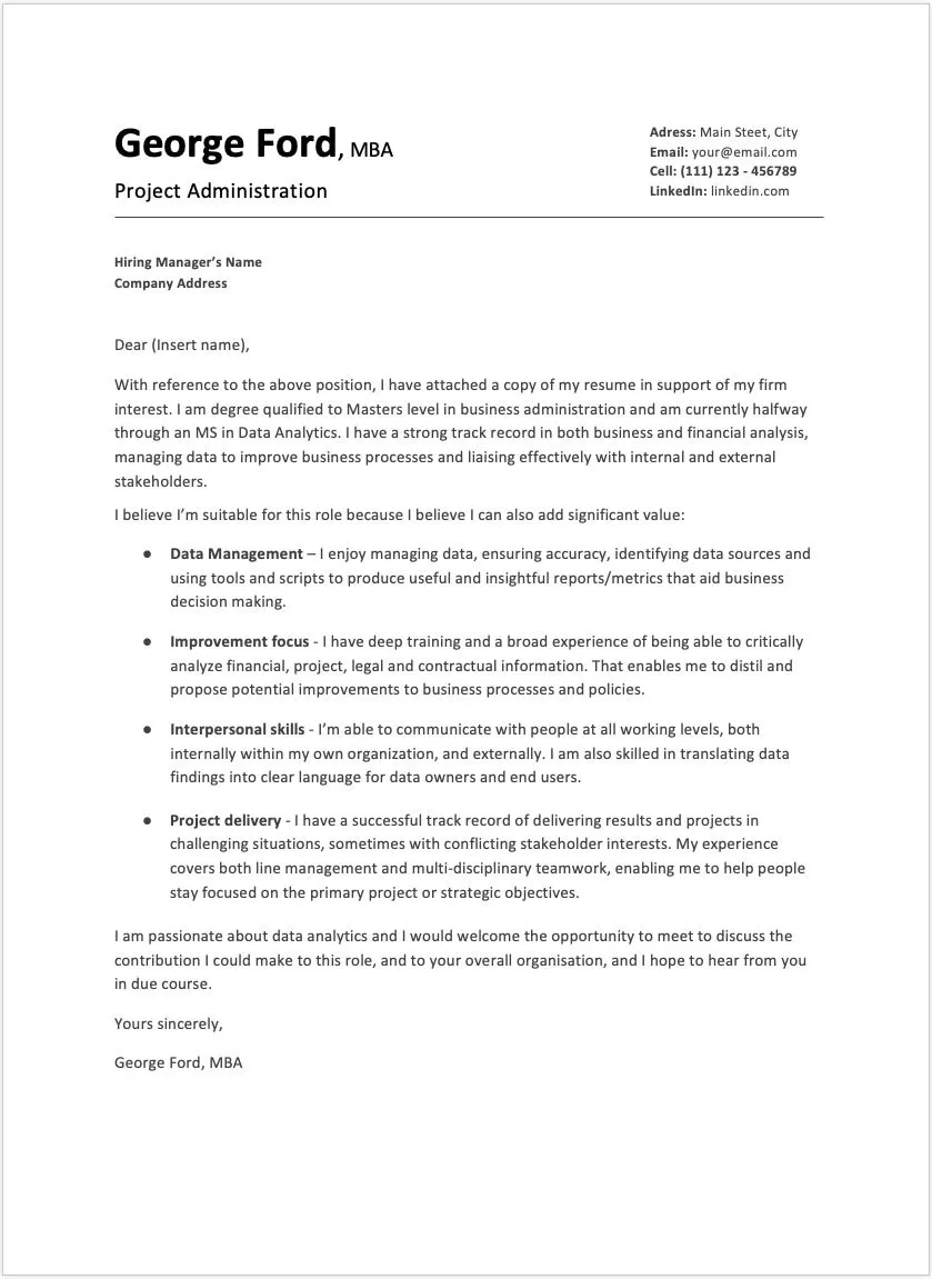 36486 leadership cover letter opening