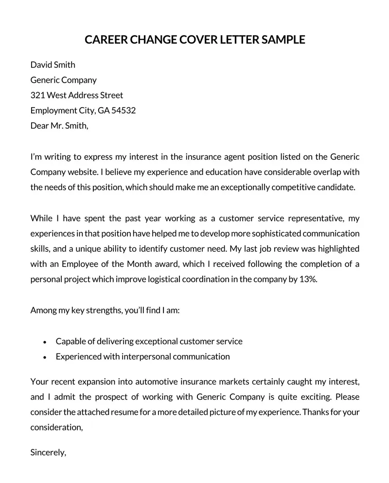 36491 industry specific cover letter
