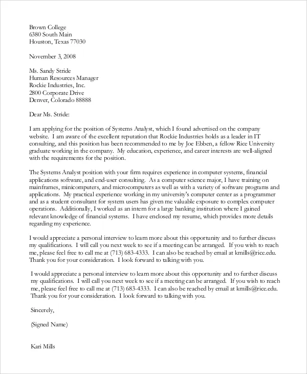 36522 email cover letter proofreading