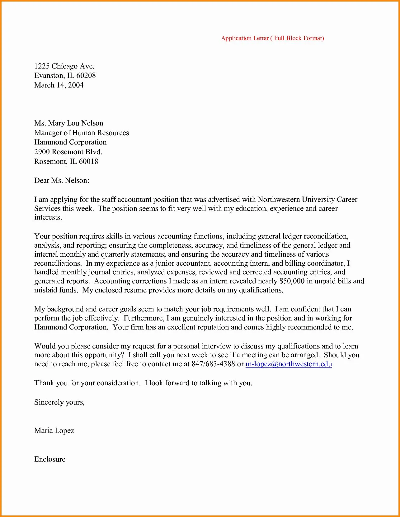 36529 unsolicited cover letter closing