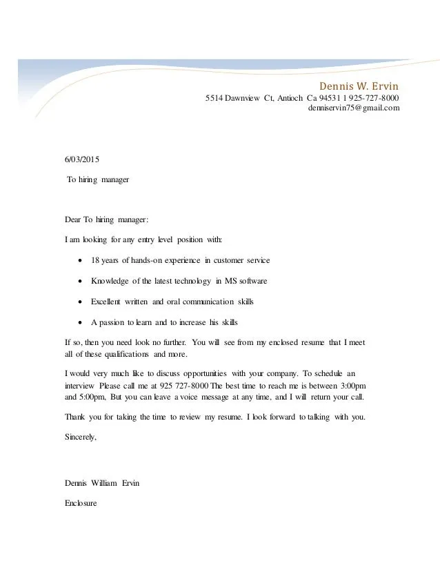 36529 unsolicited cover letter customize