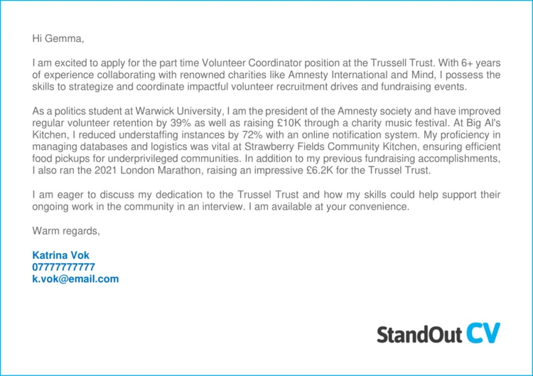 36531 volunteer application tips