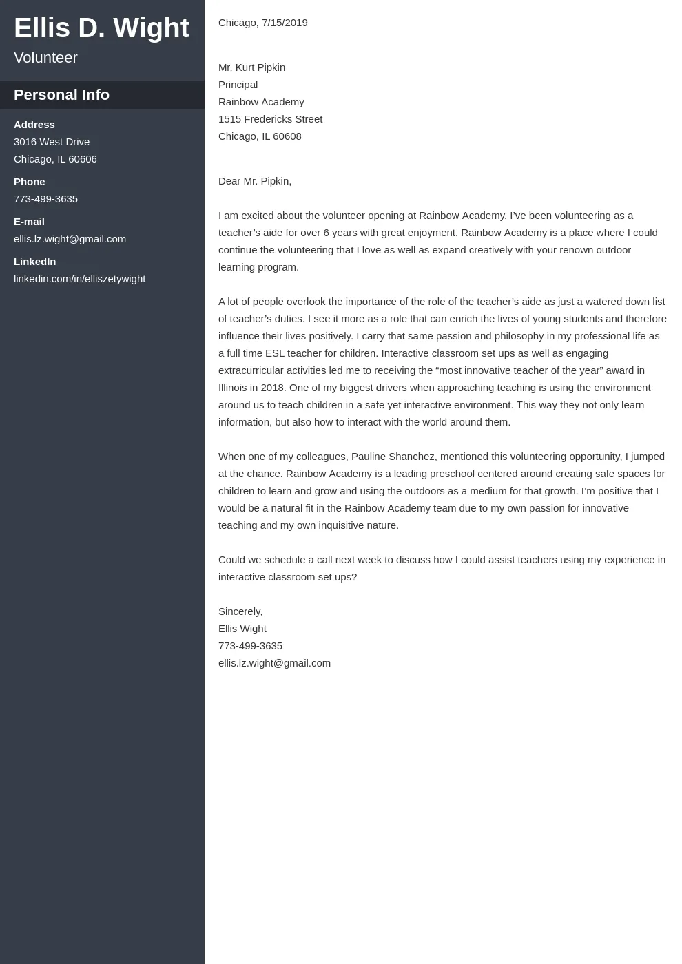 36531 volunteer motivation