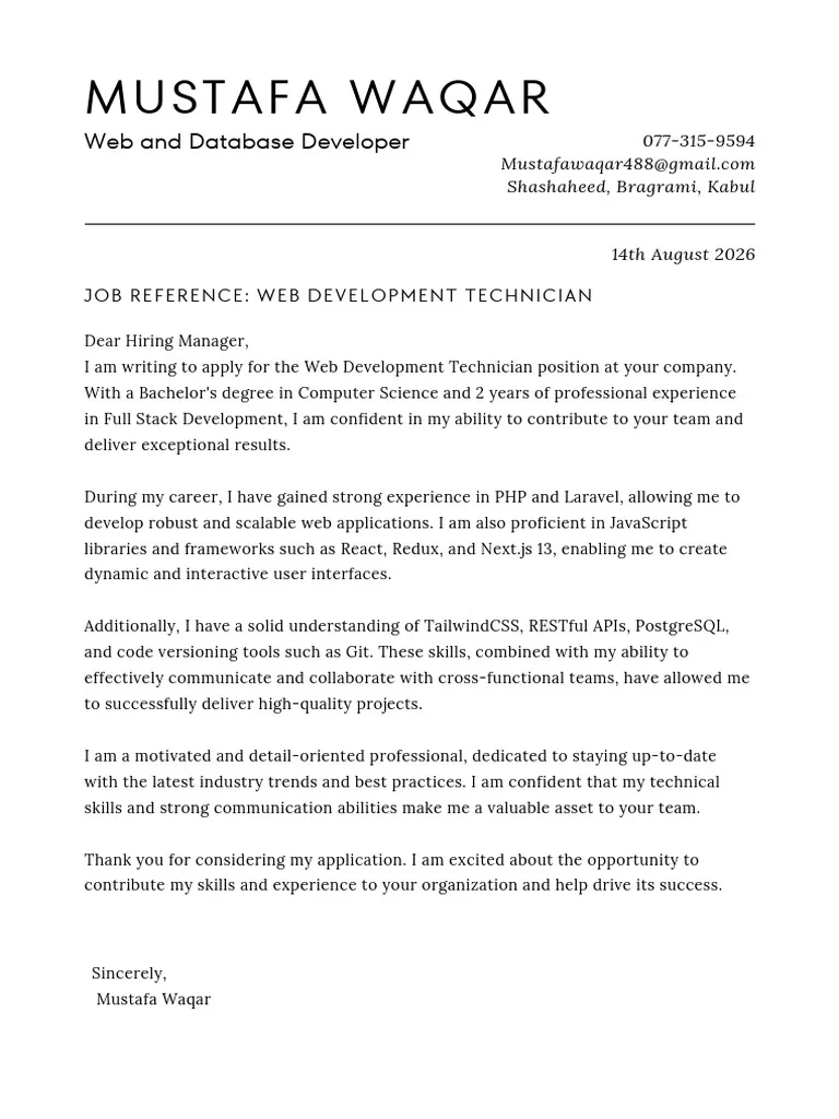 36532 cover letter web developer 1