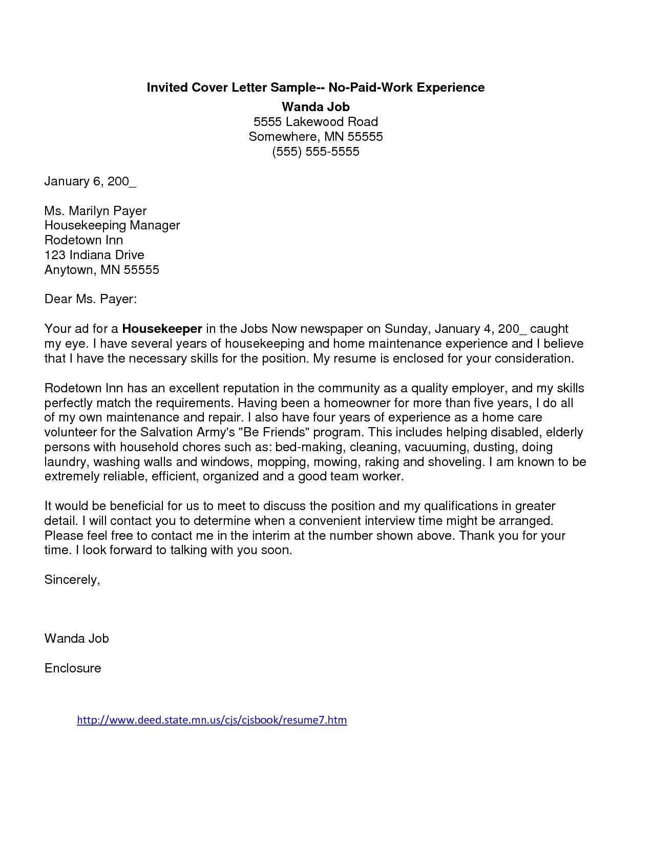 36537 cover letter structure