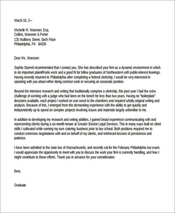 36546 law job cover letter header