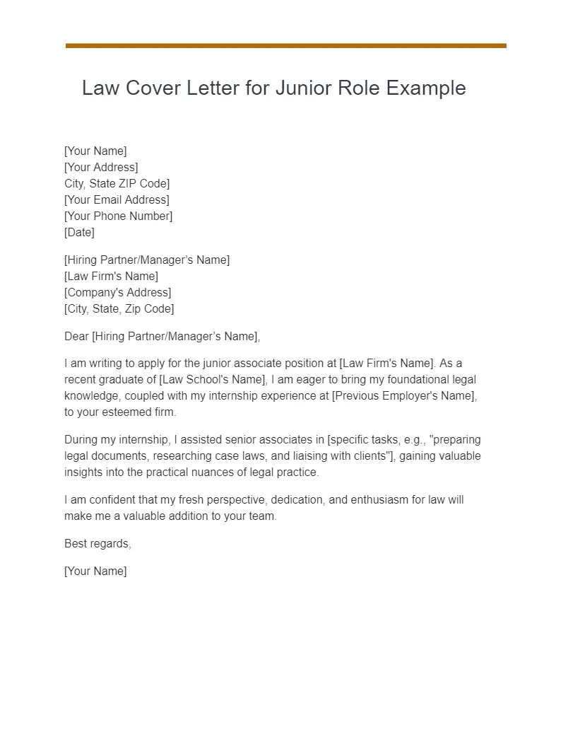 36546 law job cover letter writing