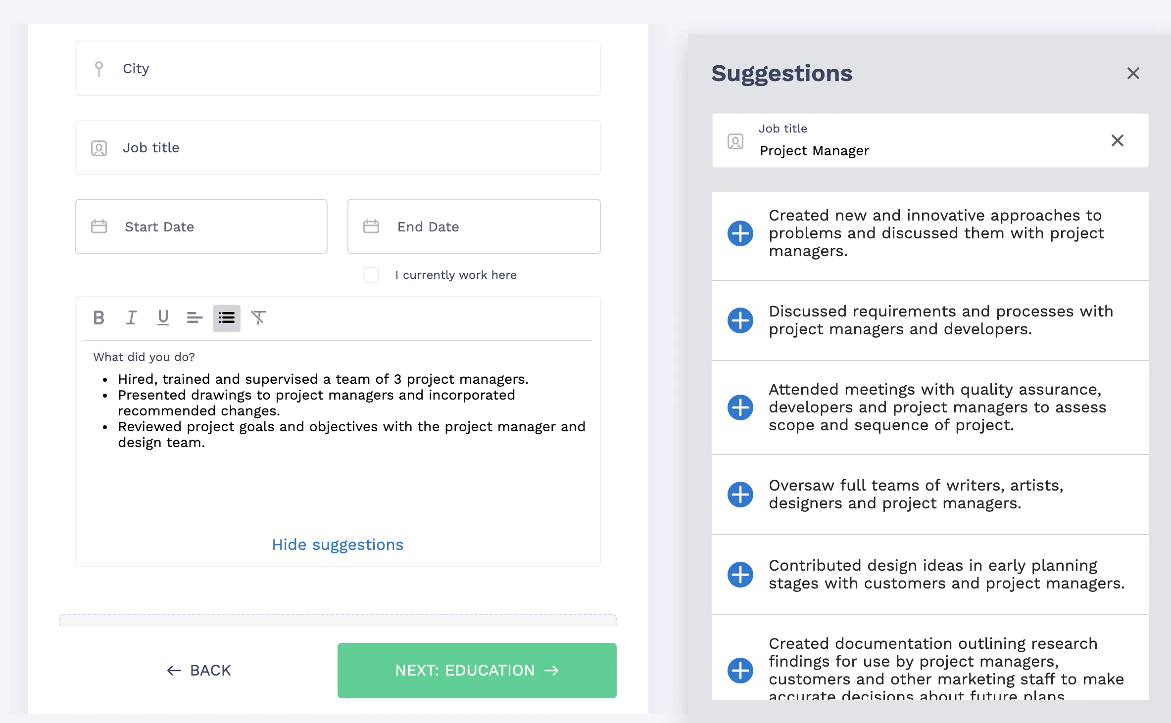 36548 quantify achievements