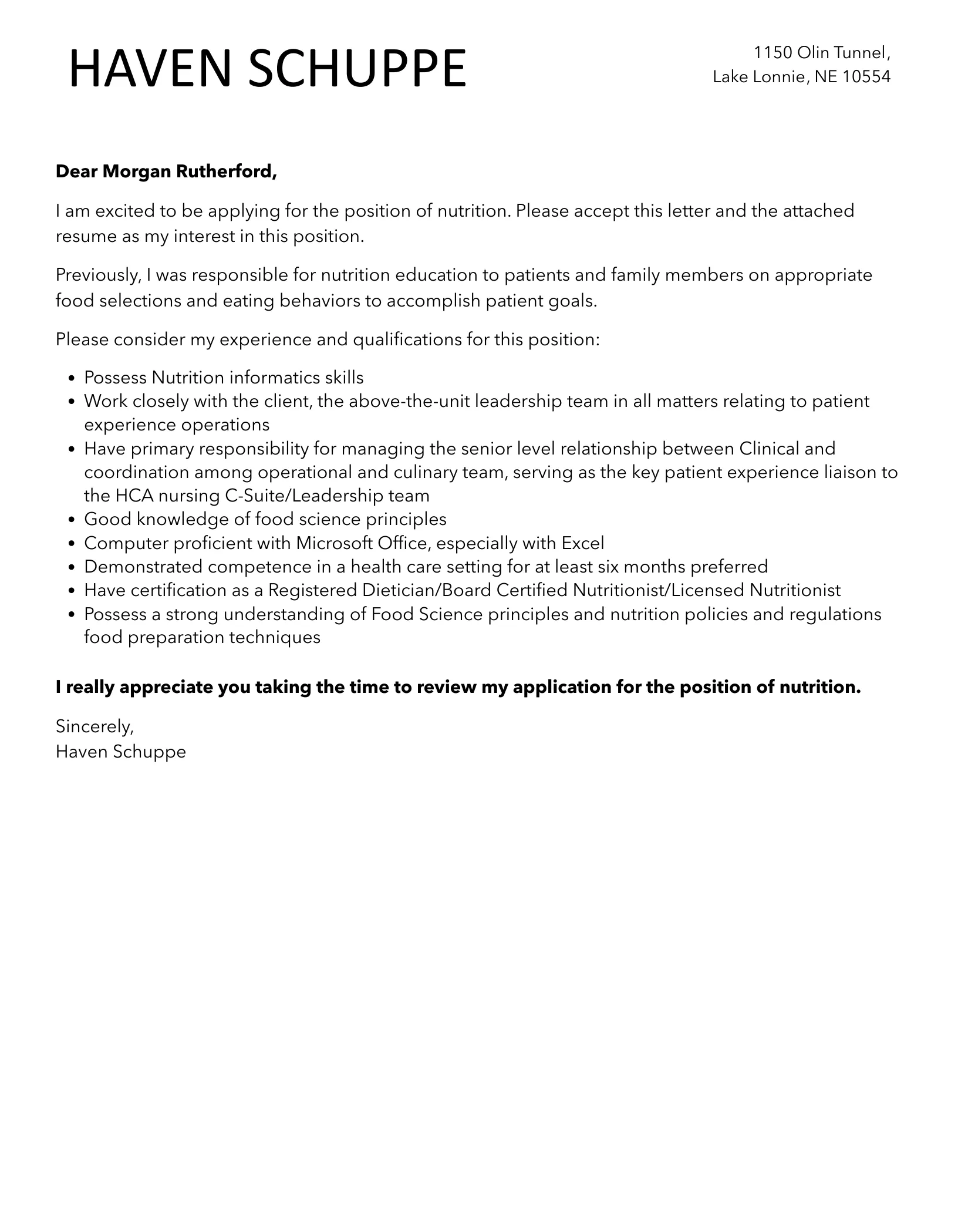 36552 cover letter formatting