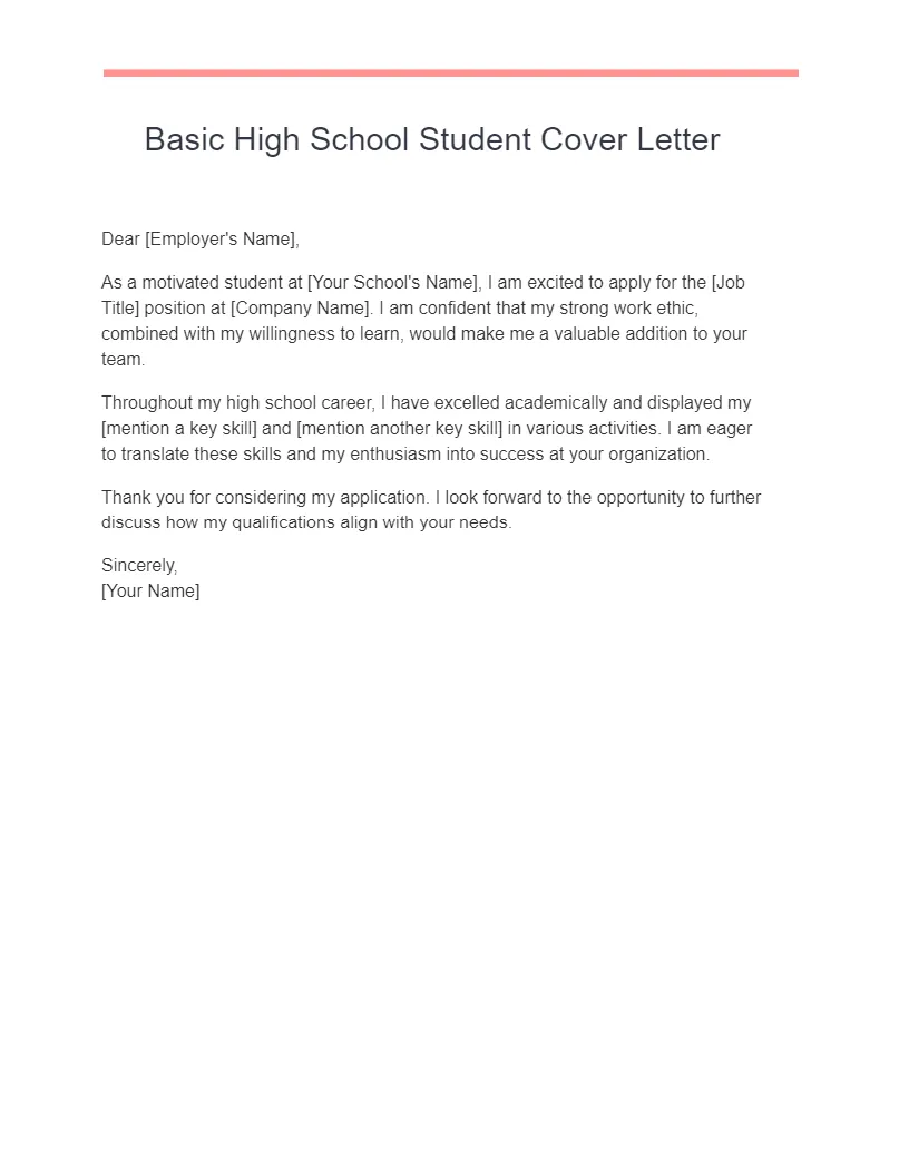 36555 student writing cover letter