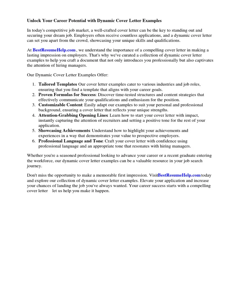 36557 tailoring cover letter