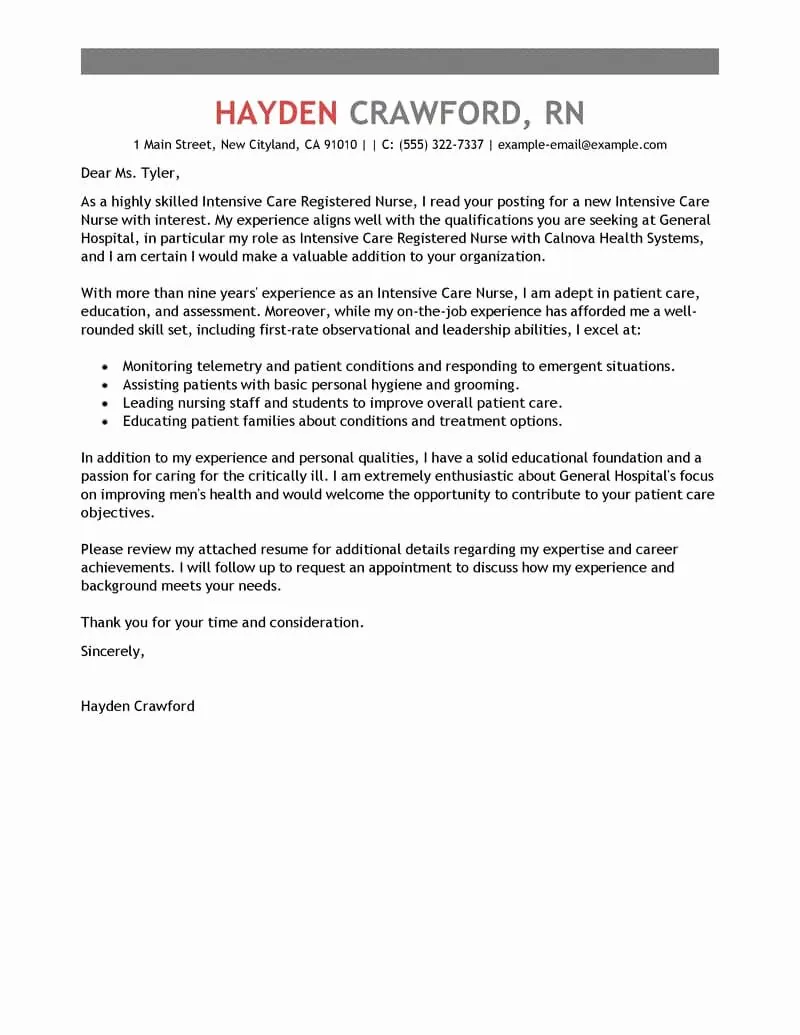 36563 rn cover letter enthusiasm