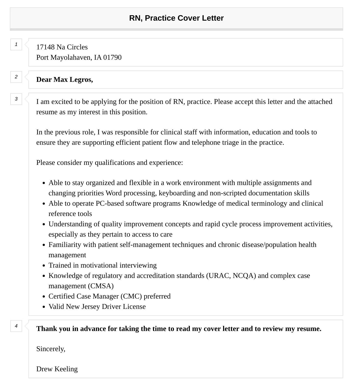 36563 rn cover letter new grad