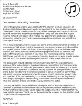 36566 cover letter formatting