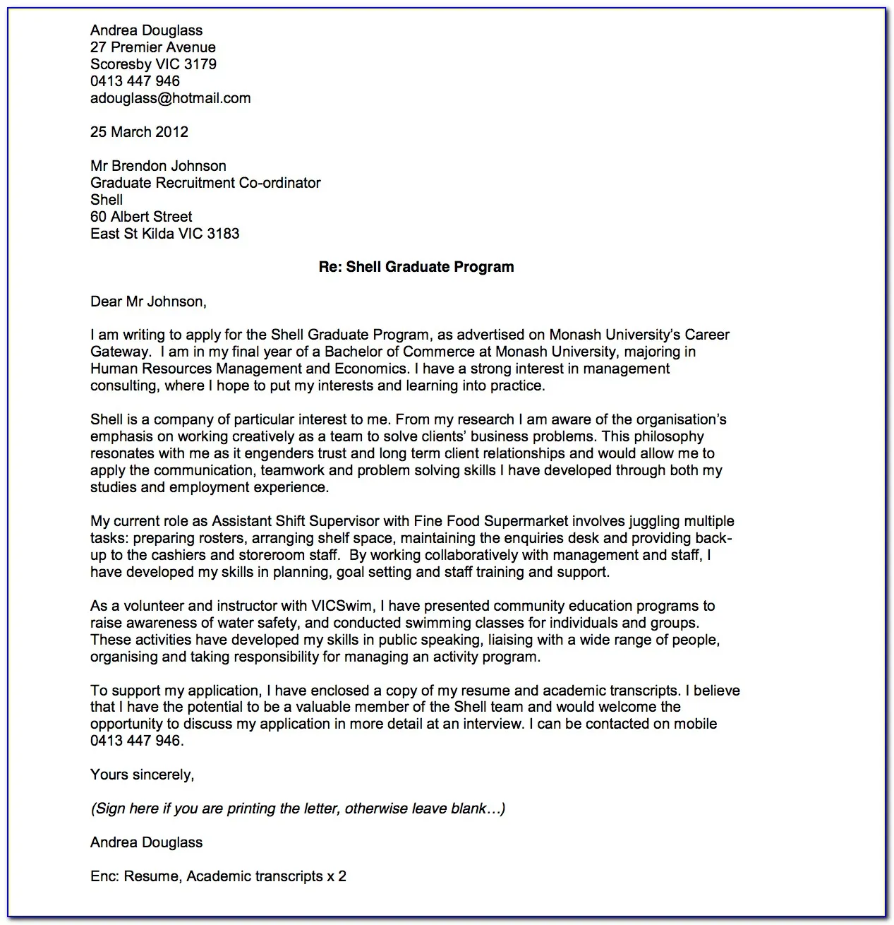 36591 cover letter design