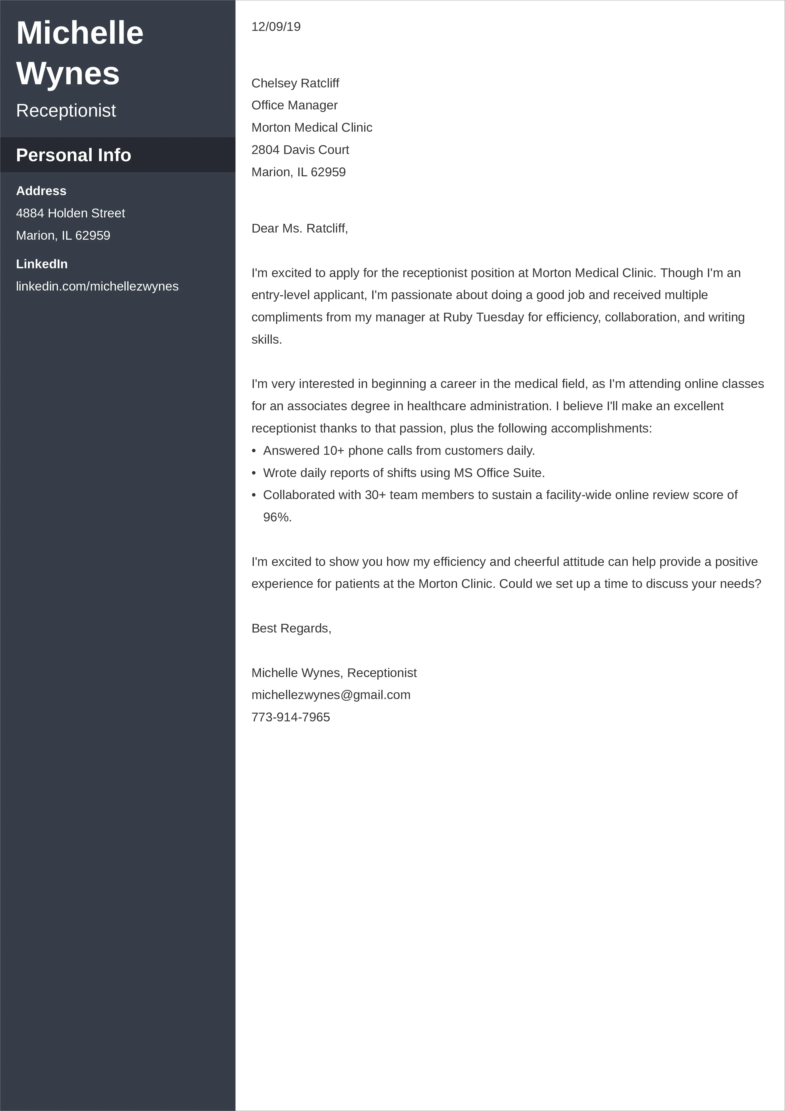 36599 cover letter formatting