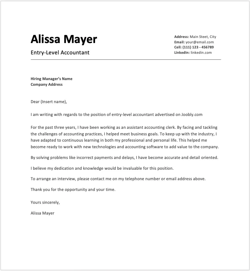 36599 proofreading cover letter