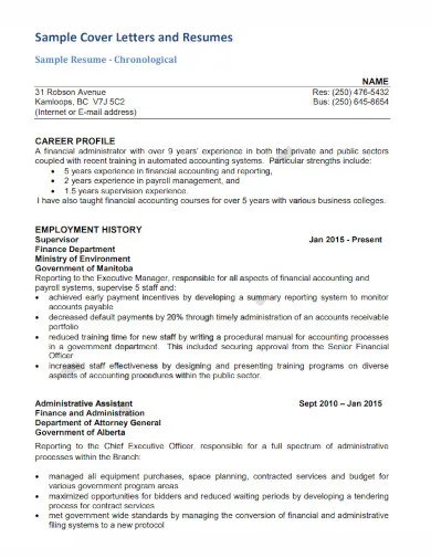 36605 entry level cover letter