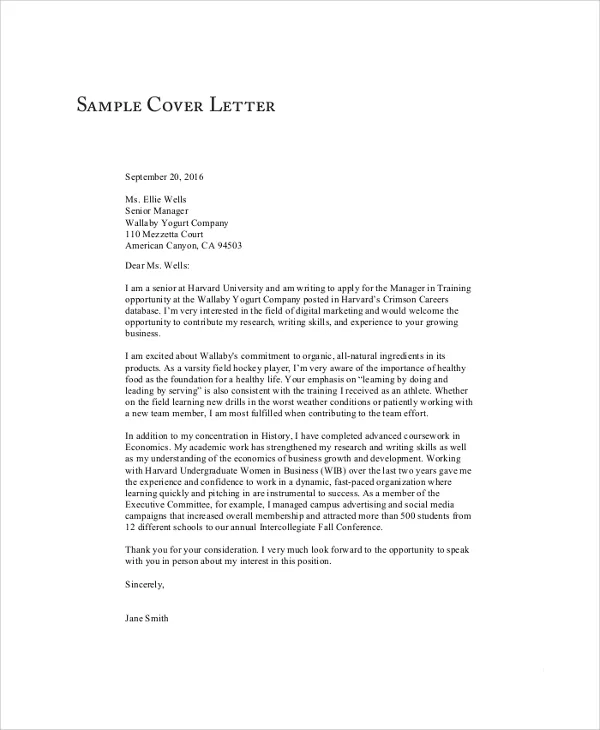 36605 mid career cover letter