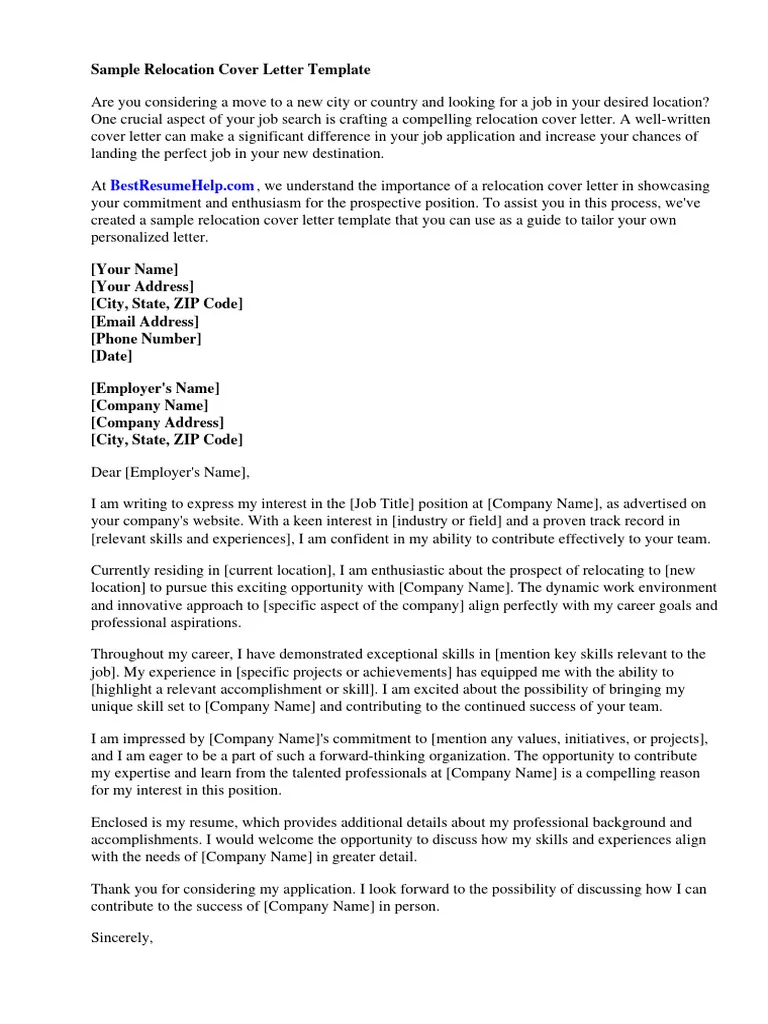 36606 tailoring cover letter