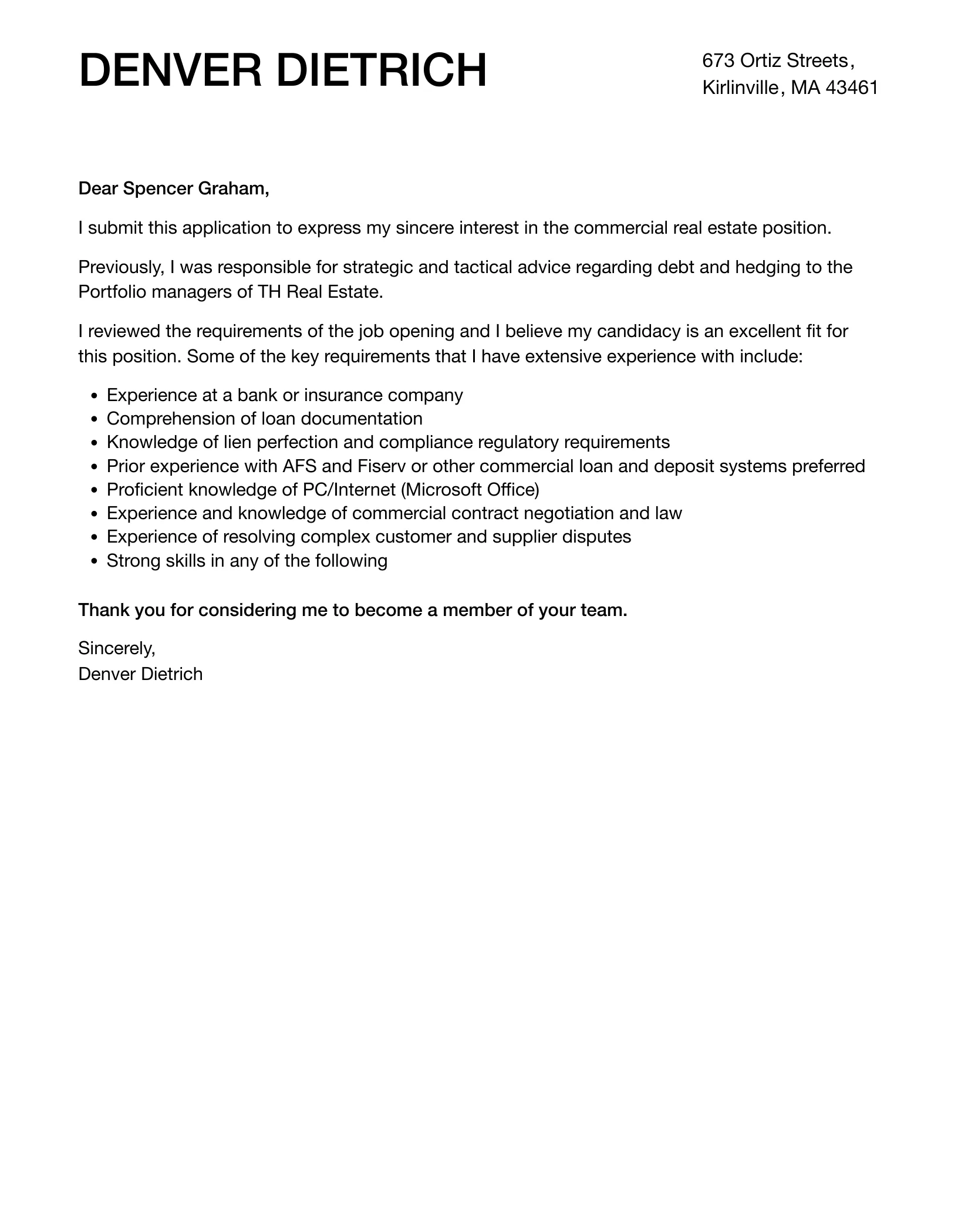 36608 proofreading cover letter